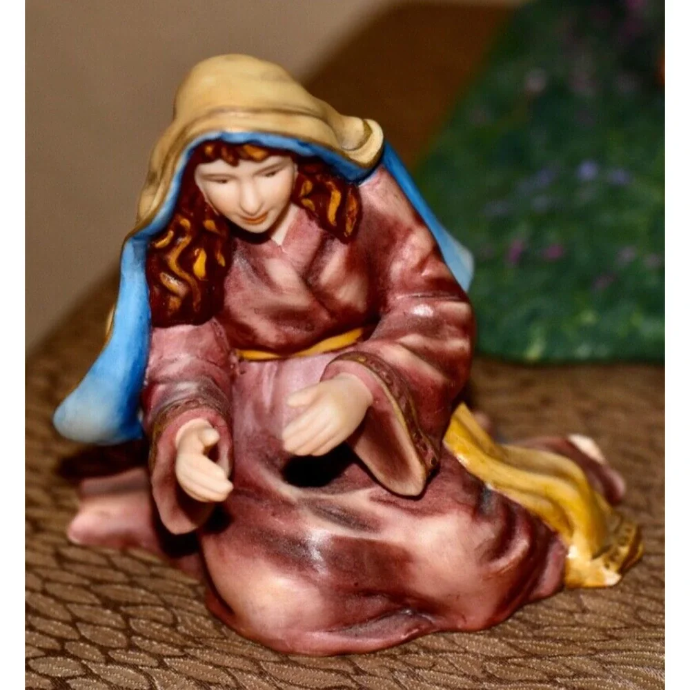 Mother Mary 2001 Thomas Kinkade Nativity Collection HAWTHORNE VILLAGE Retired